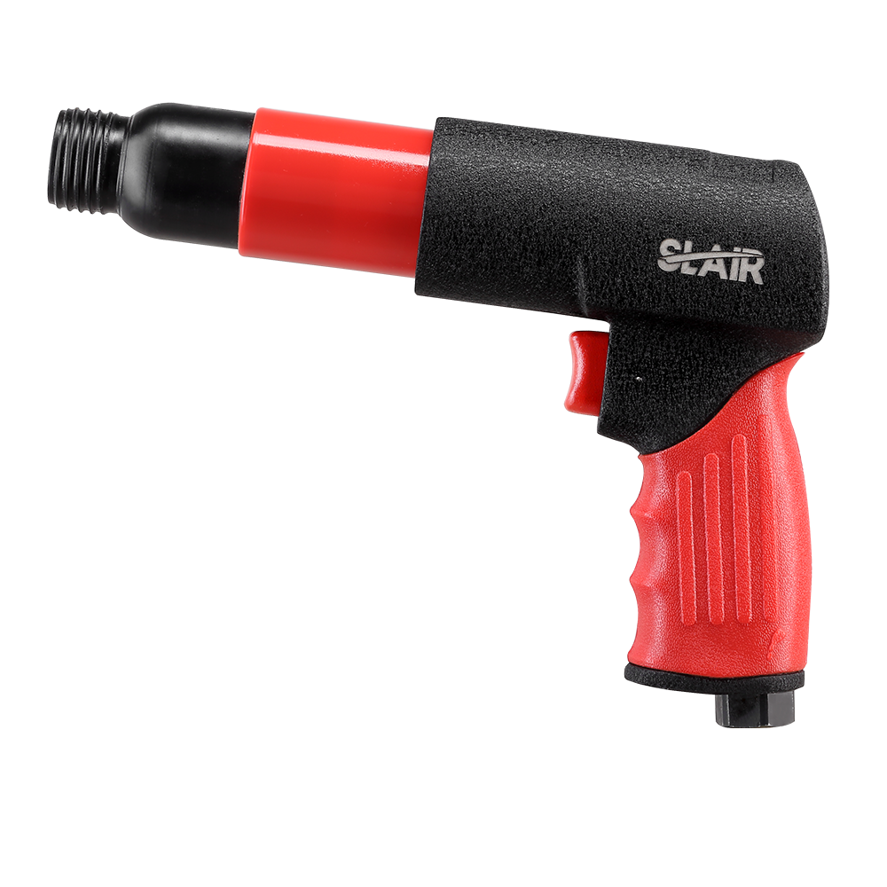 SLAIR 250MM AIR HAMMER WITH SPRING, LONG CHISEL, ALUMINUM WITH RUBBER