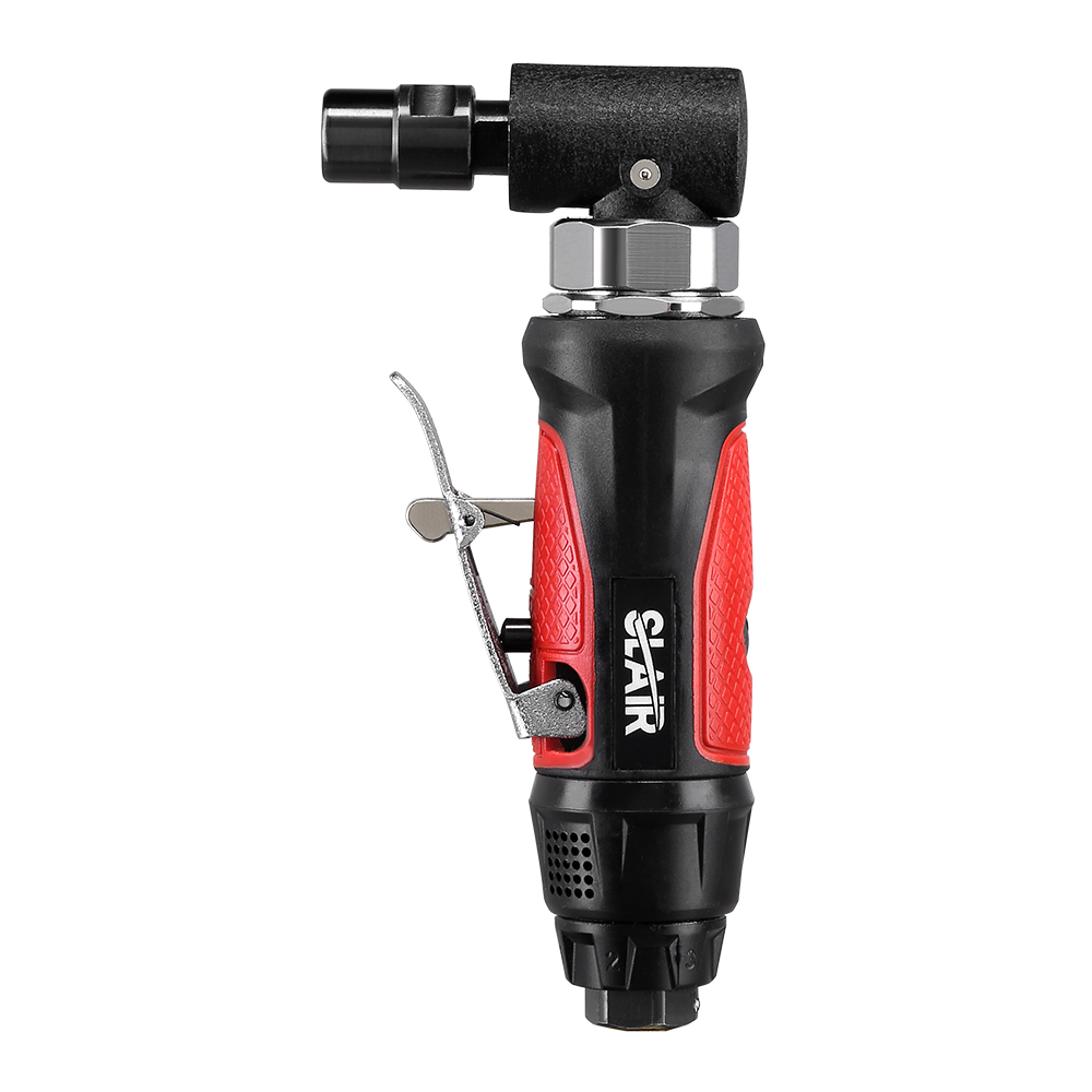 SLAIR AIR ANGLE DIE GRINDER,20000RPM,SAFETY TRIGGER,COMPOSITE,WITH1/4" 1/8" OR 3MM 6MM COLLET,PROFESSIONAL
