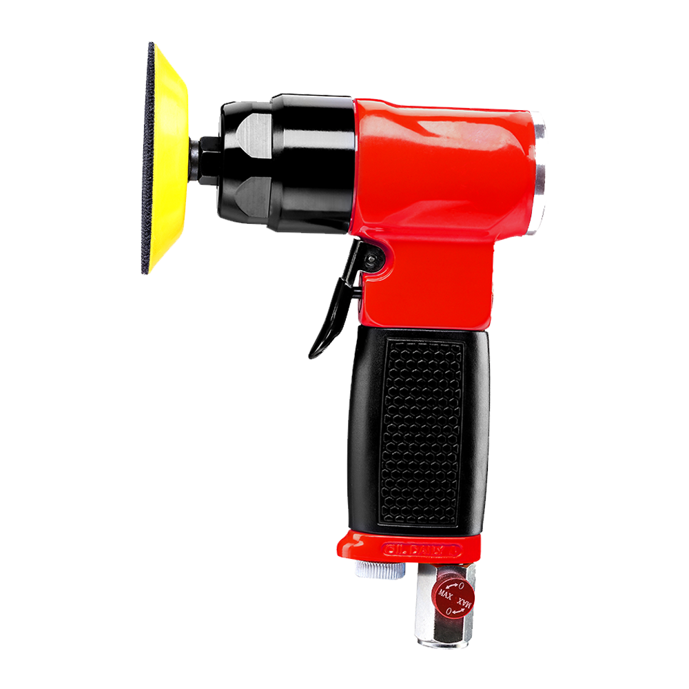 SLAIR 3"AIR POLISHING SANDER(SLOW), ALUMINUM WITH RUBBER, PROFESSIONAL