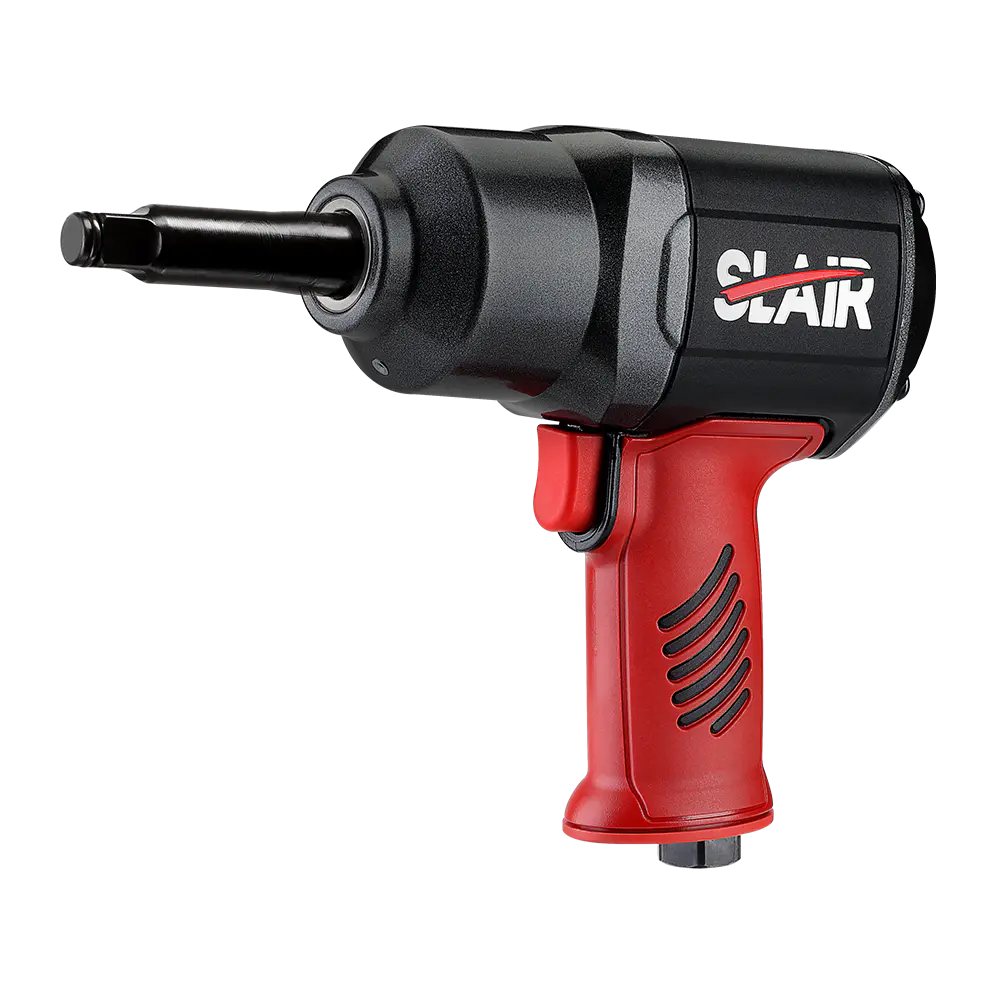 SLAIR LONG ANVIL 1/2" AIR IMPACT WRENCH- 1300NM, TWIN HAMMER, COMPOSITE, DESIGN