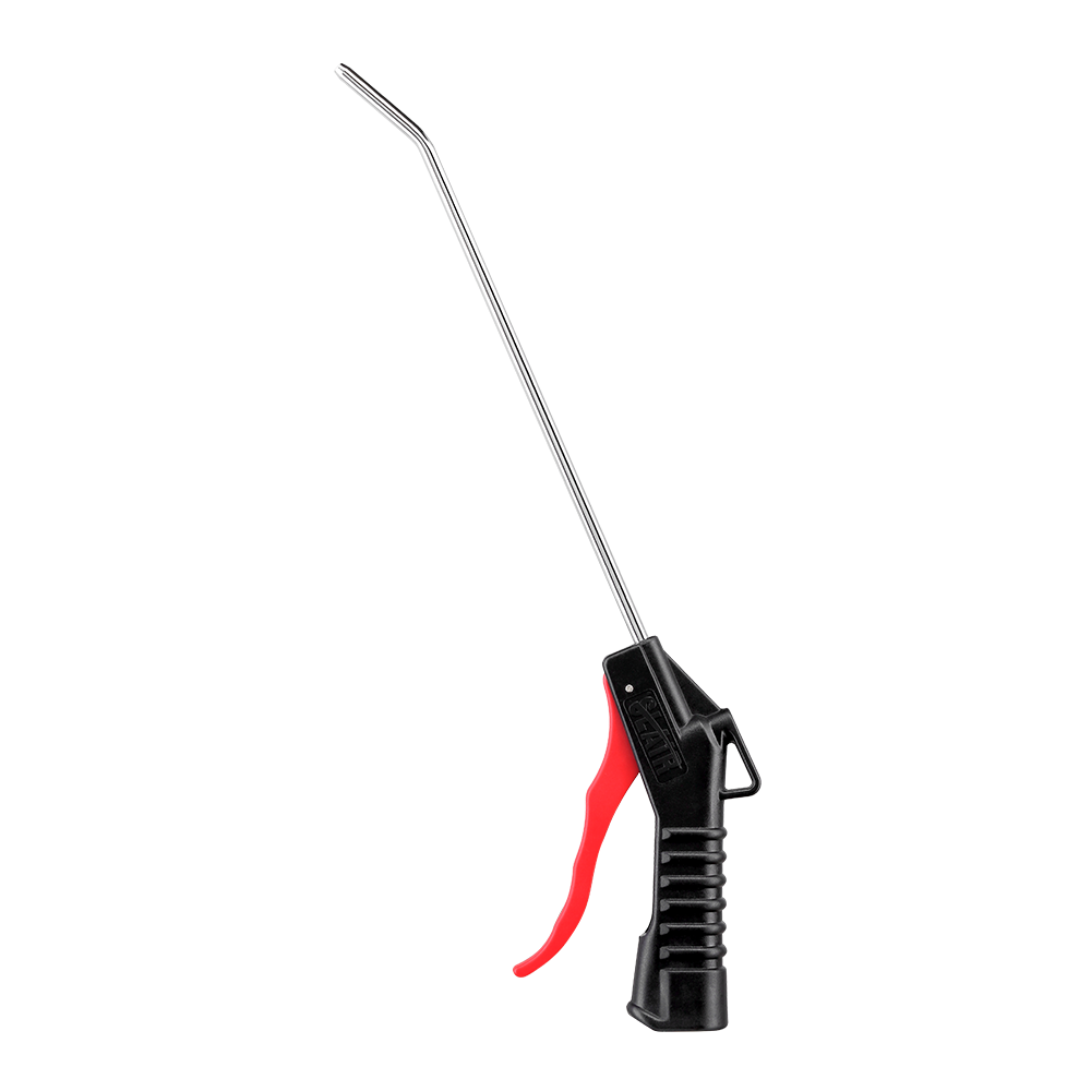 SLAIR 250MM AIR BLOW GUN, PA66, LONG NOZZLE, BRASS INLET, DURABLE