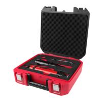 SLAIR Tool Kit 4PC AIR NEEDLE SCALER KIT WITH CHISEL, 2 IN 1 HAMMER, 19NEEDLES, BMC SET