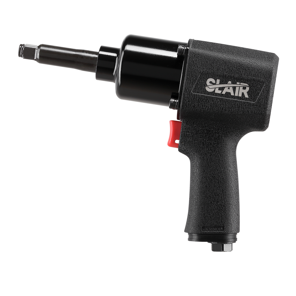 SLAIR LONG ANVIL 1/2" AIR IMPACT WRENCH- 1100NM, TWIN HAMMER, ALUMINUM