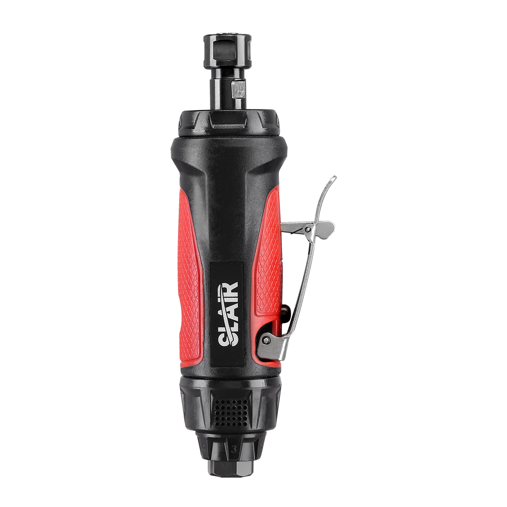SLAIR AIR DIE GRINDER, 20000RPM. SAFETY TRIGGER, COMPOSITE, WITH 1/4" 1/8" OR 3MM 6MM COLLET, PROFESSIONAL