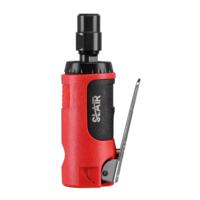 SLAIR MINI AIR DIE GRINDER, 25000RPM, ALUMINUM WITH RUBBER, WITH 1/4" 1/8" OR 3MM 6MM COLLET, PROFESSIONAL