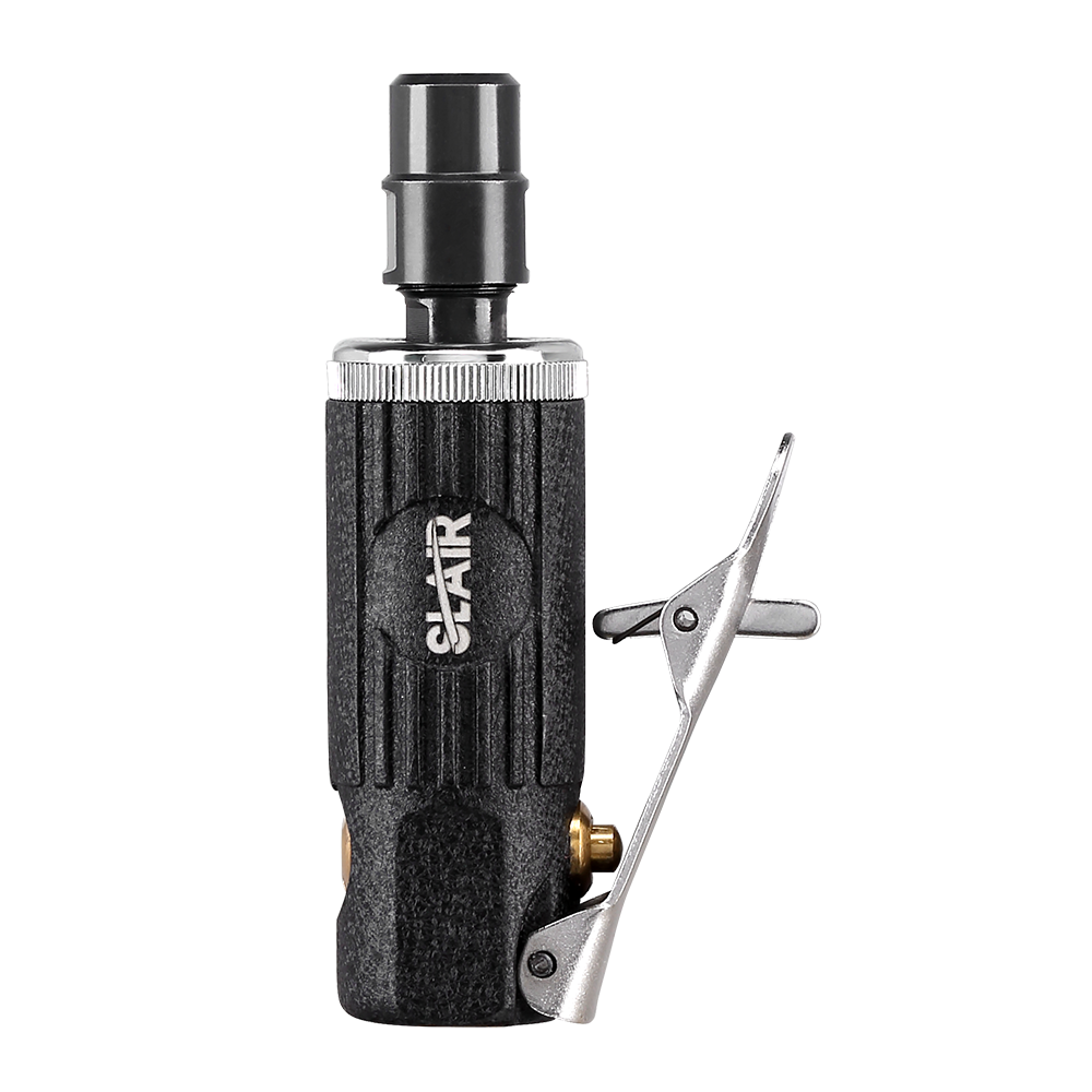 SLAIR MINI AIR DIE GRINDER, 25000RPM,SAFETY TRIGGER,ALUMINUM,WITH1/4" 1/8" OR 3MM 6MMCOLLET , PROFESSIONAL