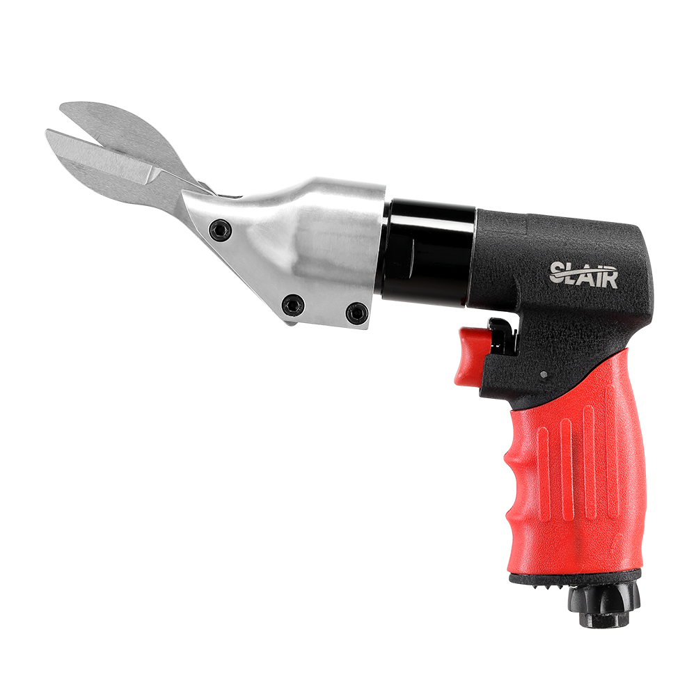 SLAIR AIR IMPACT SCISSORS, ALUMINUM WITH RUBBER, BUTTON, 1.5MM STEEL