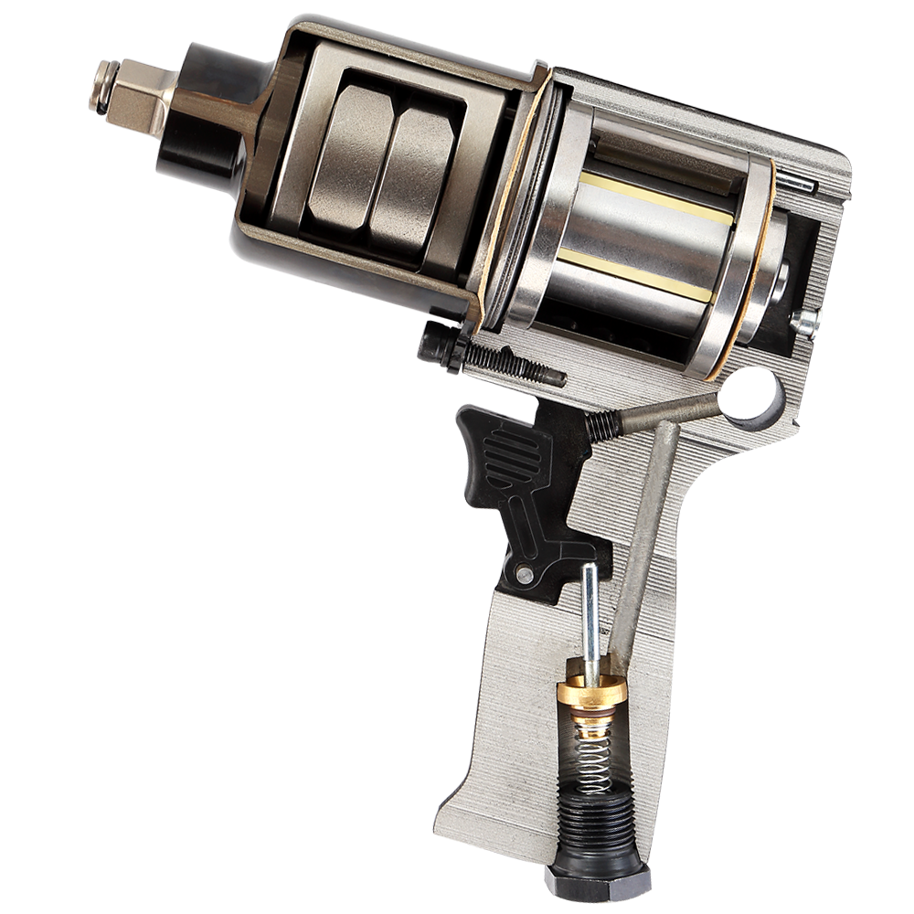SLAIR 1/2" AIR IMPACT WRENCH- 881NM, FRONT EXHAUST, CLASSIC