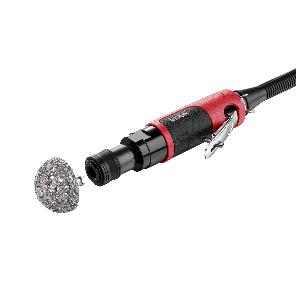 SLAIR AIR TIRE GRINDER BUFFER, HOSE, ALUMINUM WITH RUBBER, PROFESSIONAL