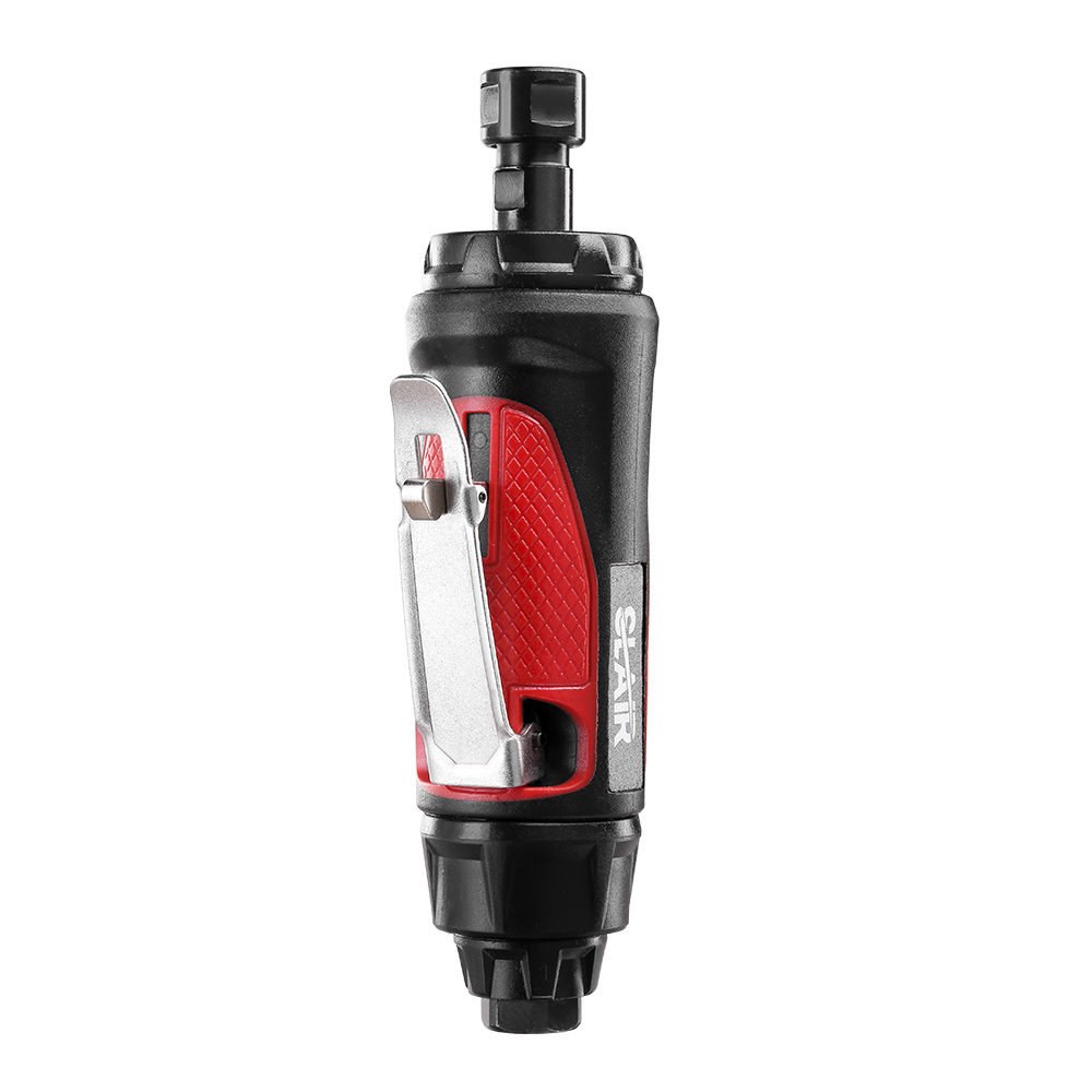 SLAIR AIR DIE GRINDER, 20000RPM. SAFETY TRIGGER, COMPOSITE, WITH 1/4" 1/8" OR 3MM 6MM COLLET, PROFESSIONAL