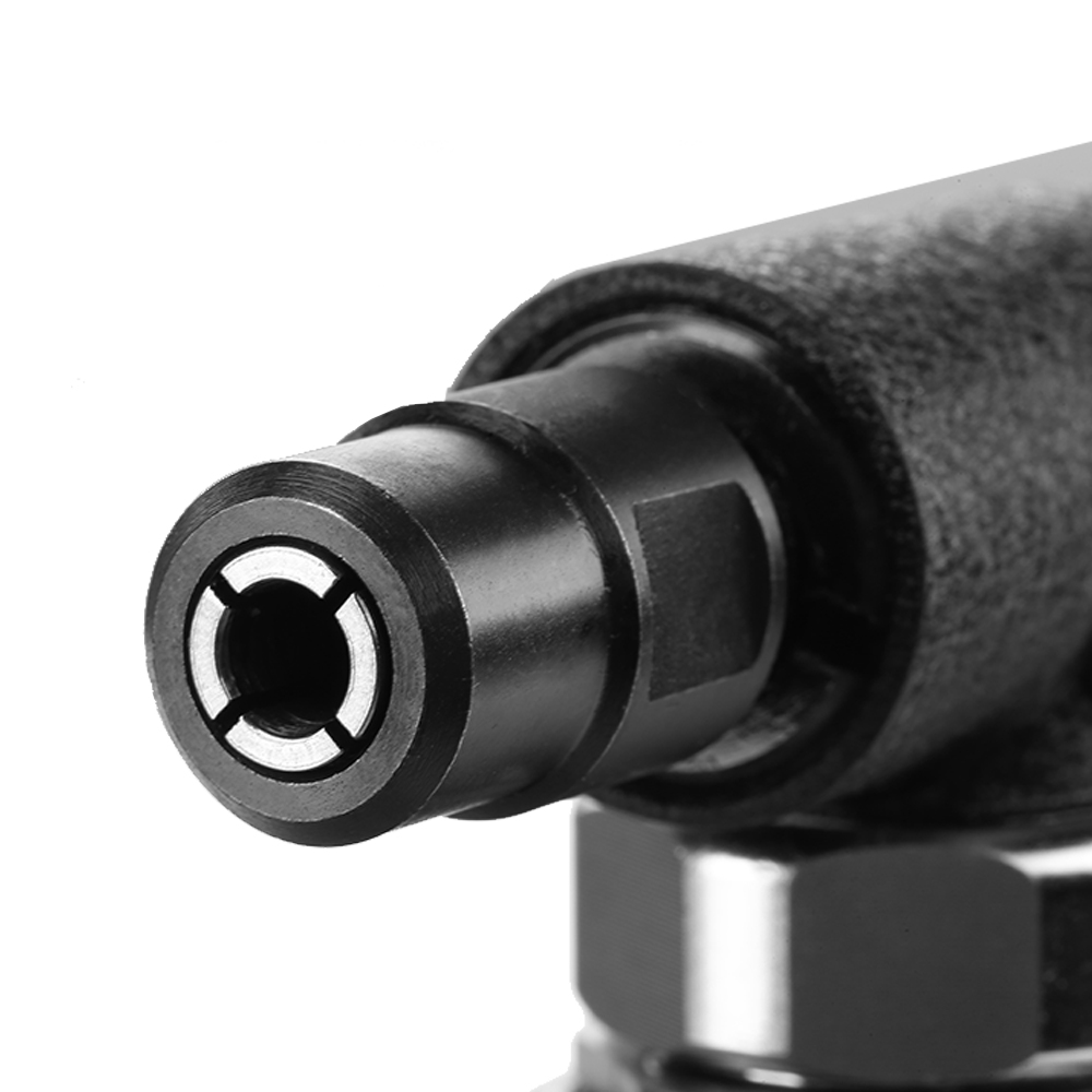 SLAIR MINI AIR ANGLE DIE GRINDER, 20000RPM, ALUMINUM WITH RUBBER, WITH 1/4" 1/8" OR 3MM 6MM COLLET, PROFESSIONAL
