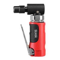 SLAIR MINI AIR ANGLE DIE GRINDER, 20000RPM, ALUMINUM WITH RUBBER, WITH 1/4" 1/8" OR 3MM 6MM COLLET, PROFESSIONAL
