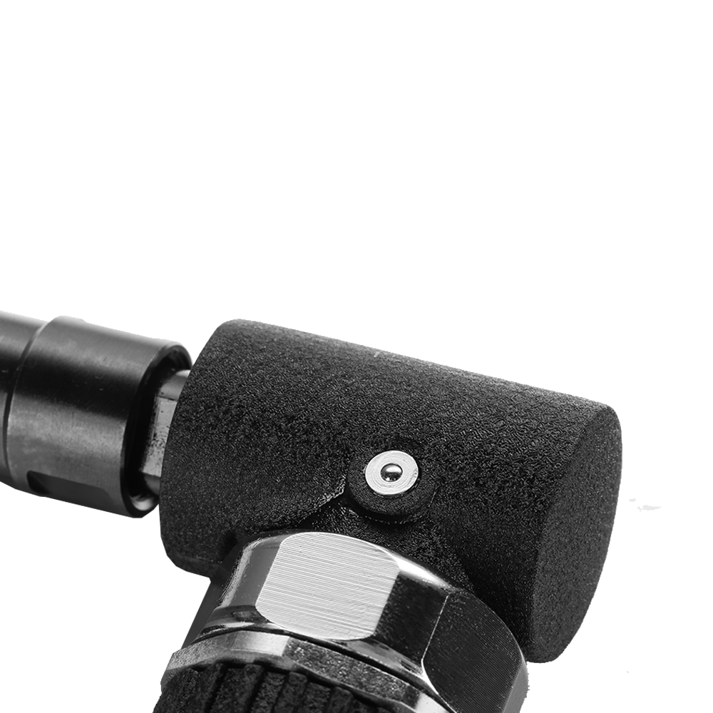 SLAIR MINI AIR ANGLE DIE GRINDER, 20000RPM, SAFETY TRIGGER, ALUMINUM, WITH 1/4" 1/8" OR 3MM 6MM COLLET, PROFESSIONAL