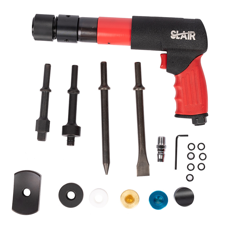 SLAIR Tool Kit 15PC 250MM AIR HAMMER KIT, WITH SPRING, SPECIAL VILBRO CHISEL, HEAVY DUTY, BMC SET