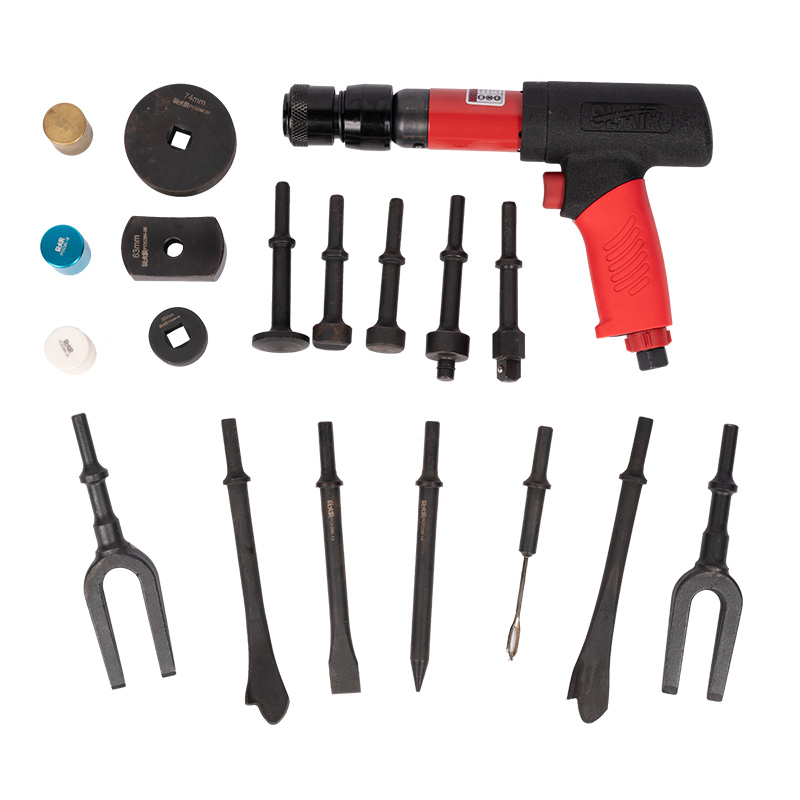 SLAIR Tool Kit 20PC 250MM AIR HAMMER KIT, WITH SRPING, SPECIAL VILBRO CHISEL, HEAVY DUTY, BMC SET