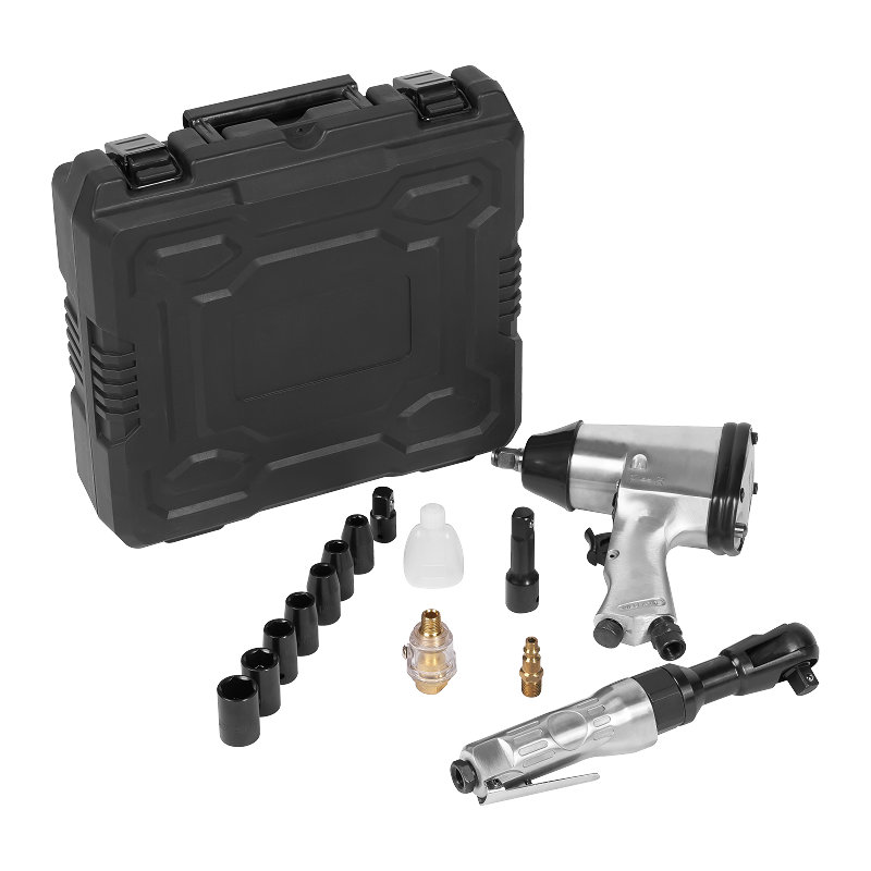XINXING XQ-T01 15PC 1/2 AIR WRENCH 3/8" RATCHET KIT WITH SOCKET, CLASSIC, BMC SET