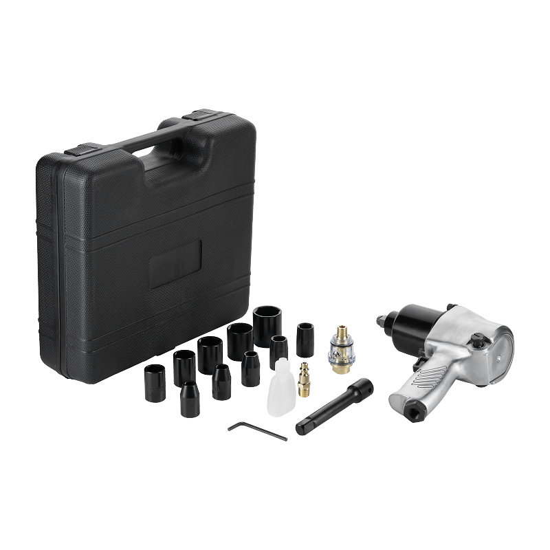 XINXING XQ-T03B 17PC 1/2" AIR IMPACT WRENCH KIT, 488NM, TWIN HAMMER, WITH SOCKET, BMC SET