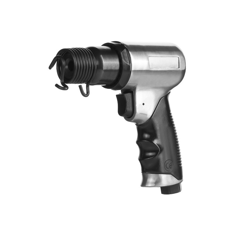 XINXING 150MM AIR HAMMER, WITH SPRING, SHORT CHISEL, ALUMINUM WITH RUBBER