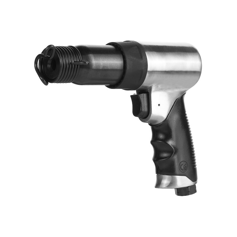 XINXING 190MM AIR HAMMER, WITH SPRING, LONG CHISEL, ALUMINUM WITH RUBBER