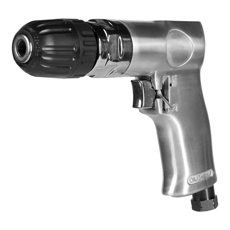 XINXING 3/8" REVERSIBLE AIR DRILL, 1800 RPM, KEYLESS, ALUMINUM, CLASSIC
