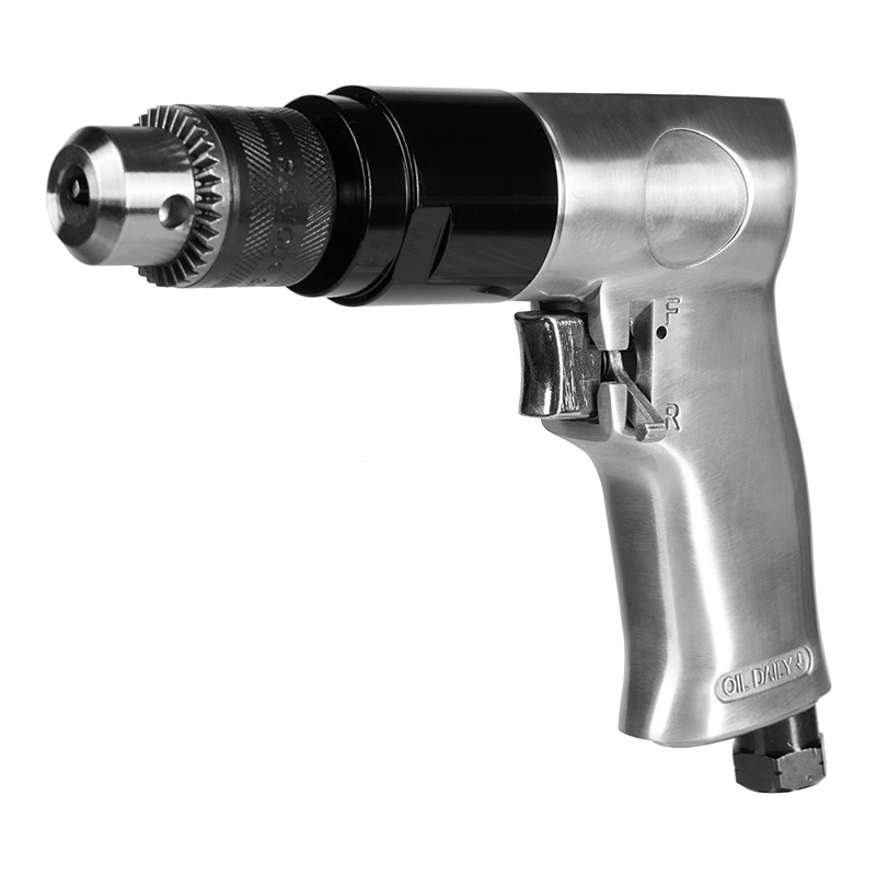 XINXING 3/8" REVERSIBLE AIR DRILL, 1800 RPM, ALUMINUM, CLASSIC