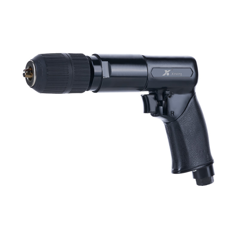XINXING 1/2" REVERSIBLE AIR DRILL, 700 RPM, KEYLESS, ALUMINUM, PROFESSIONAL