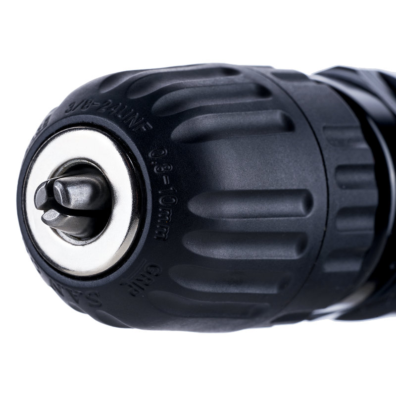 XINXING 3/8" AIR DRIL, NON-REVERSIBLE, KEYLESS, ALUMINUM WITH RUBBER