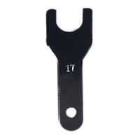 17mm grinder wrench-chrome plated