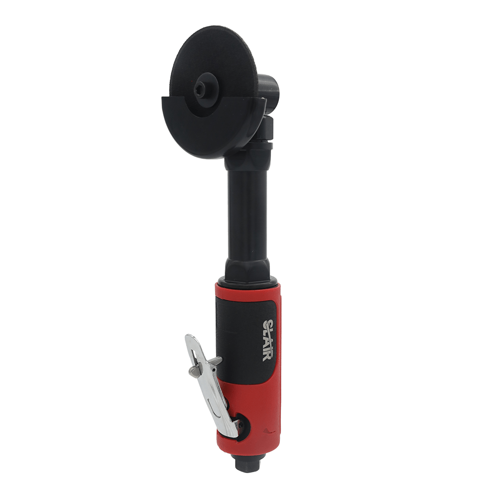 3"Air Cut-Off tool - extended shaft, safety trigger, durable disc