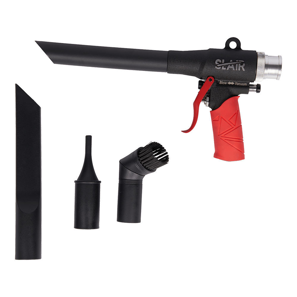 Air Vacuum/Blow Gun Kit - one-touch, 2in1, multifunctional