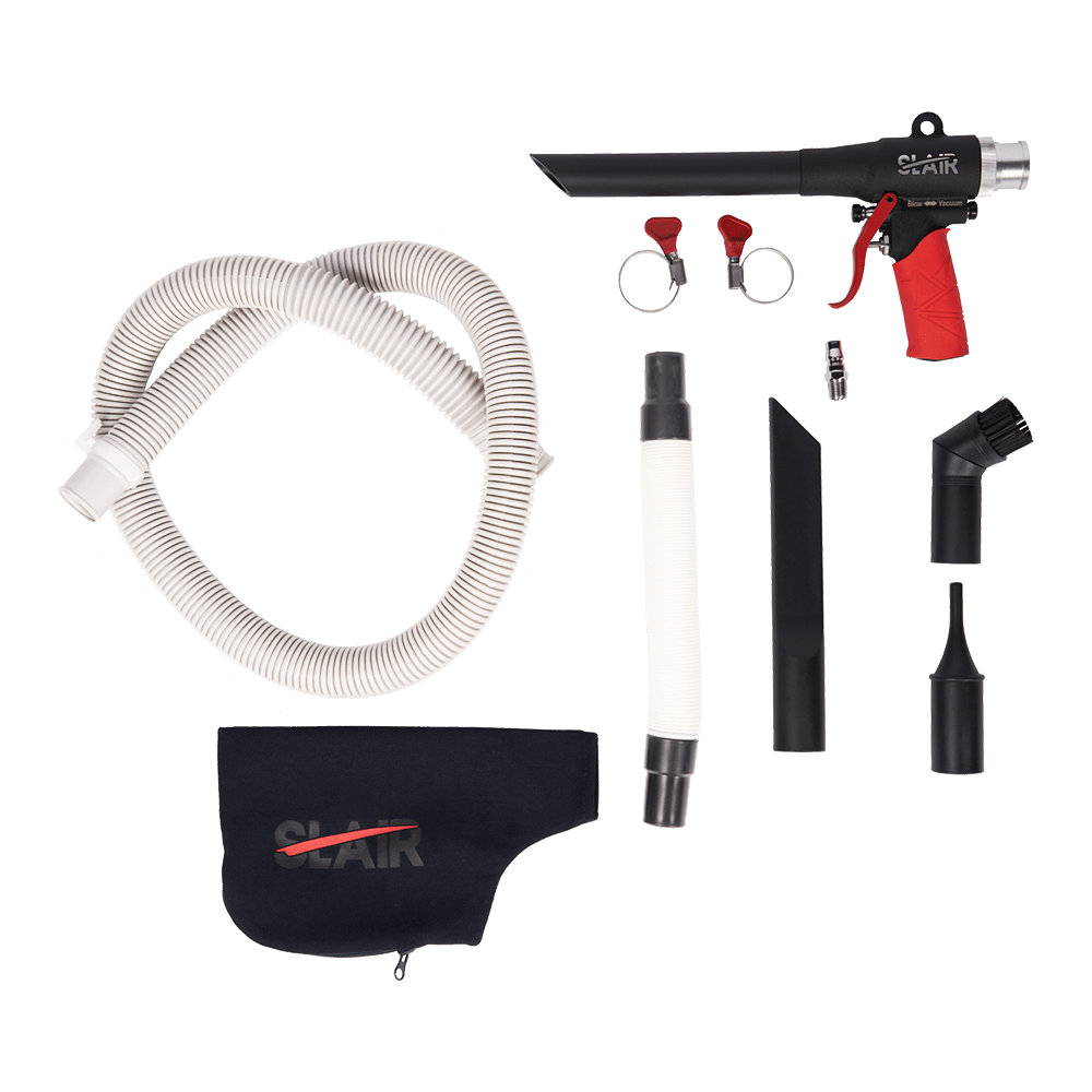 Air Vacuum/Blow Gun Kit - one-touch, 2in1, multifunctional